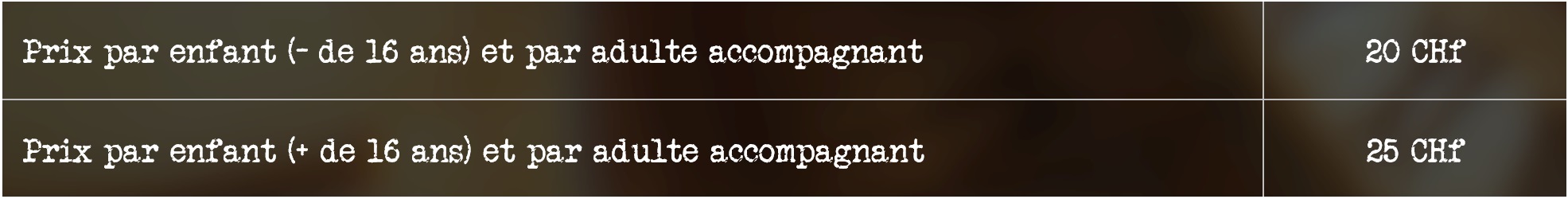 Tarif école Tarif ecole